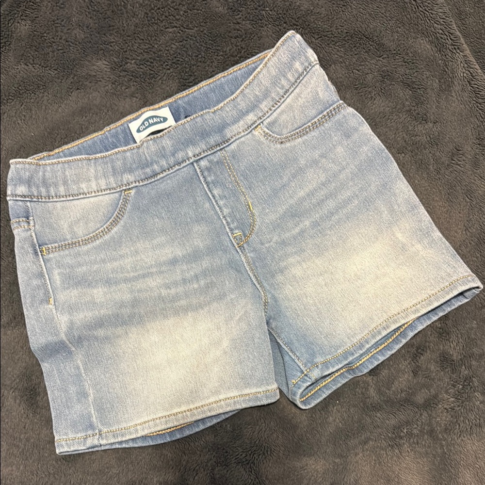 Light Blue Denim Shorts